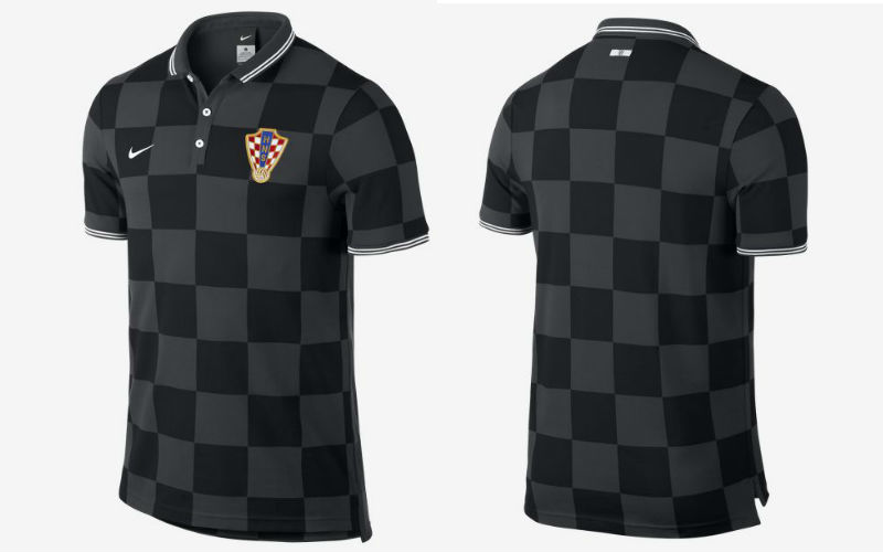 croatia soccer jersey black