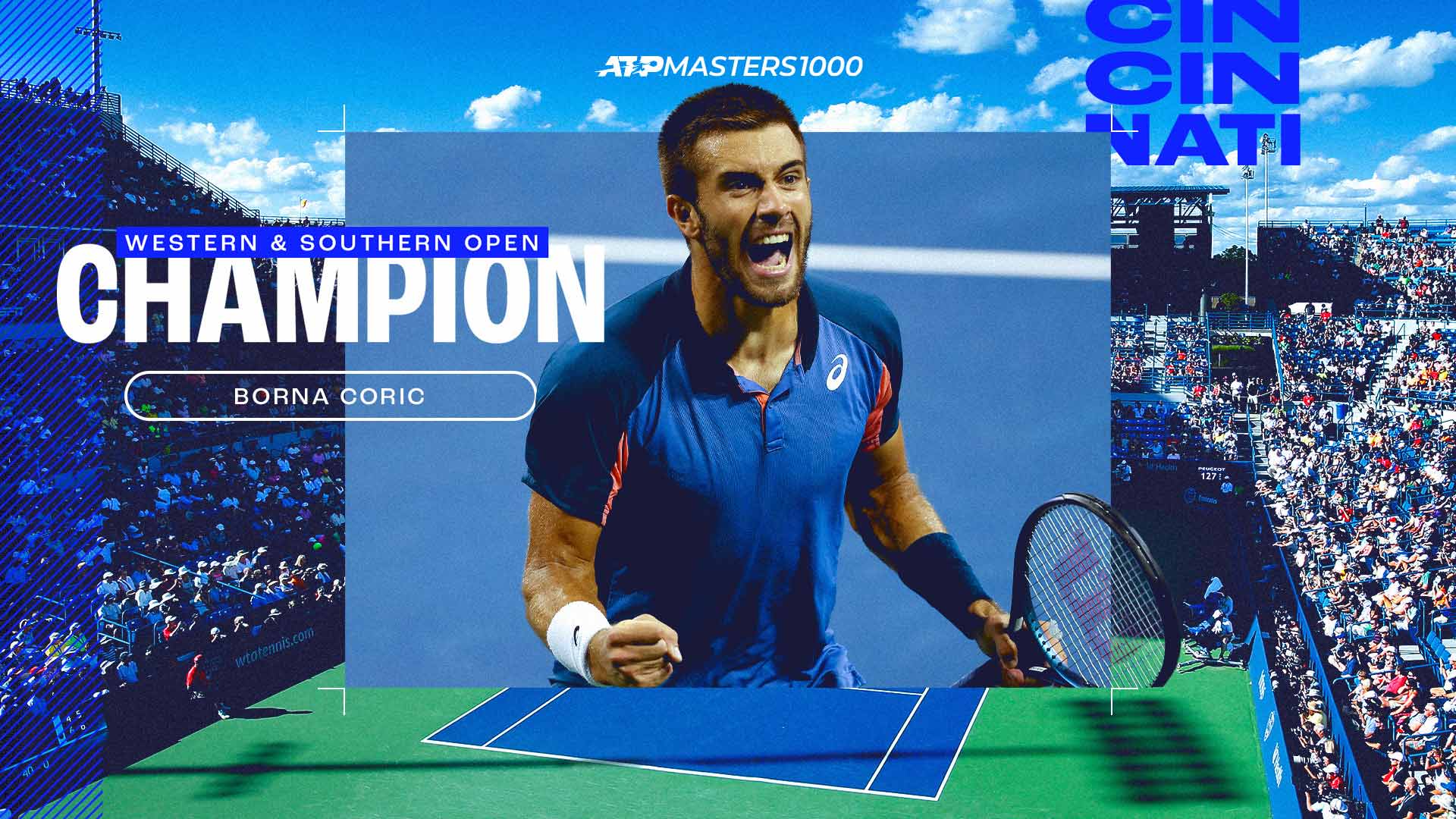 Borna Ćorić Wins 1st ATP Masters 1000 Tournament In Cincinnati!