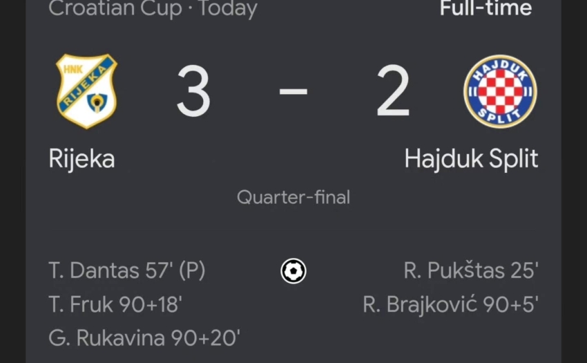 This Can Only Happen To Hajduk...